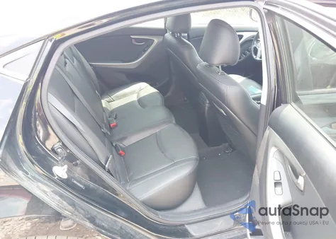 2013 Hyundai Elantra Limited from USA, damaged, VIN 5NPDH4AEXDH165770